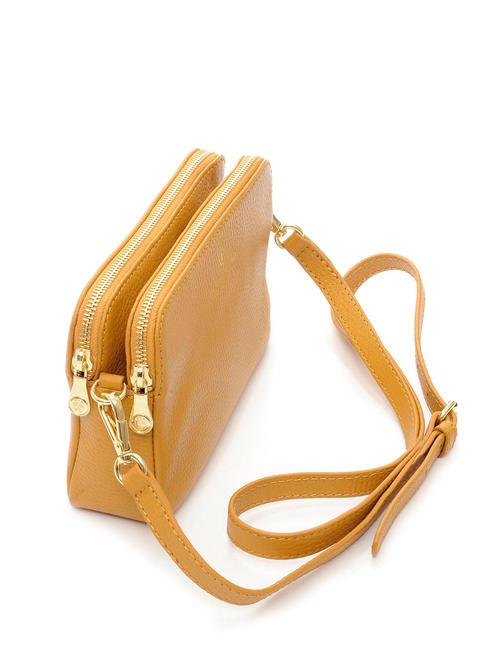 TIFFANY KATE Mini shoulder bag in leather mustard - Women&rsquo;s Bags