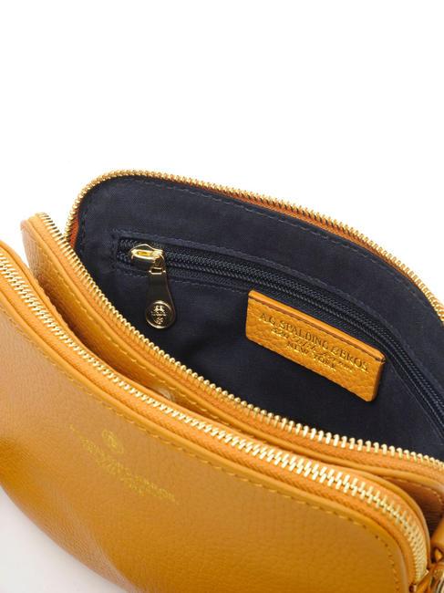 TIFFANY KATE Mini shoulder bag in leather mustard - Women&rsquo;s Bags
