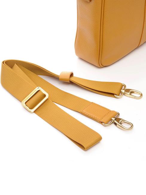 TIFFANY 2-zip leather briefcase, 15" pc holder mustard - Work Briefcases