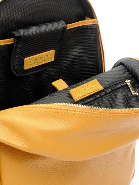 TIFFANY Leather laptop backpack mustard - Women&rsquo;s Bags
