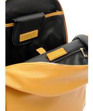 SPALDING TIFFANY Leather laptop backpack mustard - Women&rsquo;s Bags - 4