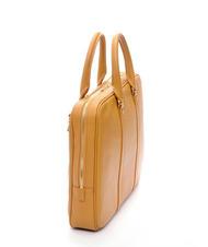 SPALDING TIFFANY Leather briefcase for 14" laptop mustard - Work Briefcases - 3