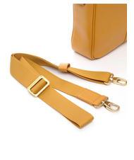 SPALDING TIFFANY Leather briefcase for 14" laptop mustard - Work Briefcases - 4