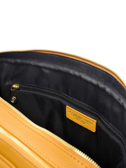 TIFFANY Leather briefcase for 14" laptop mustard - Work Briefcases