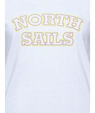 NORTH SAILS LOGO PRINT Cotton T-shirt white - T-shirt - 4