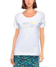 NORTH SAILS LOGO MIRROR Cotton T-shirt white - T-shirt - 2