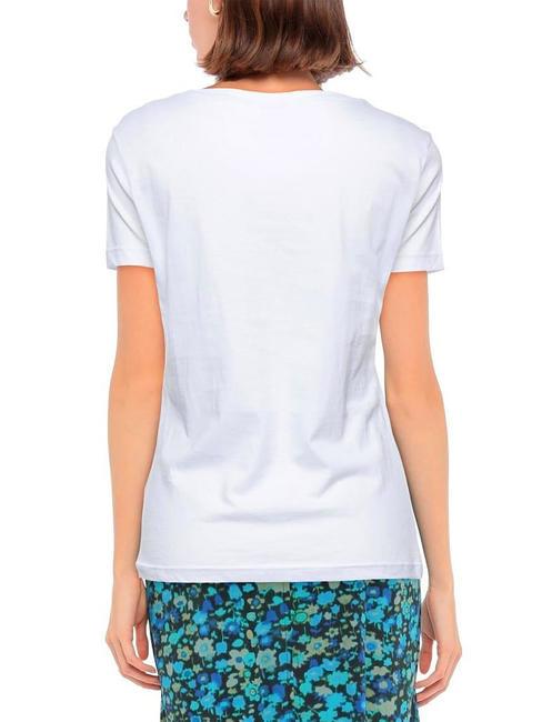 LOGO MIRROR Cotton T-shirt white - T-shirt