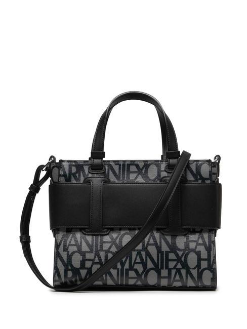 LOGO ALL OVER Small bag with shoulder strap beige/black - Women’s Bags