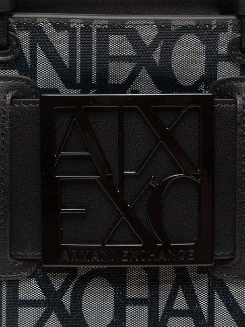 LOGO ALL OVER Small bag with shoulder strap beige/black - Women’s Bags