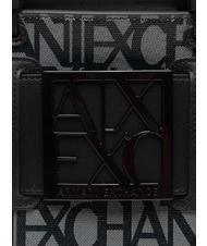 ARMANI EXCHANGE LOGO ALL OVER Small bag with shoulder strap beige/black - Women’s Bags - 4