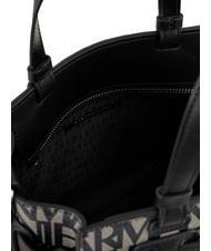 ARMANI EXCHANGE LOGO ALL OVER Small bag with shoulder strap beige/black - Women’s Bags - 6