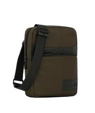 PIQUADRO WOLLEM Fabric and leather iPad mini bag GREEN - Over-the-shoulder Bags for Men - 2