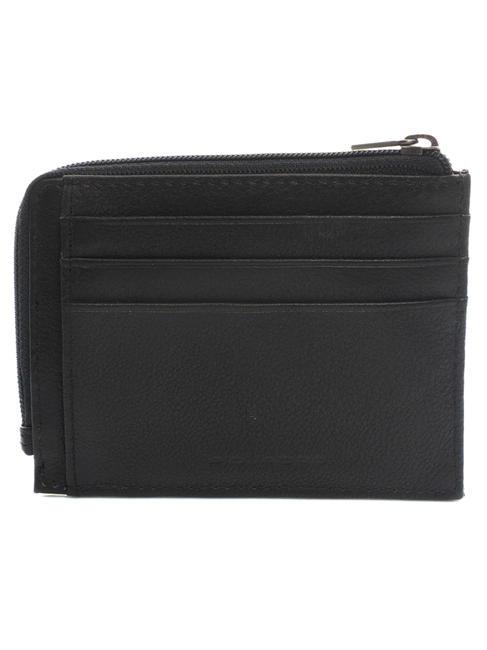 W118 RFID card holder with zip Black - Men’s Wallets