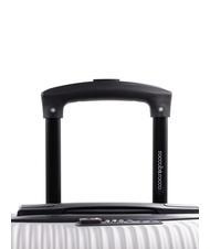 ROCCOBAROCCO ADVENTURE Set of 3 cabin trolleys, medium, large silver - Trolley Set - 6