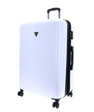 GUESS LUSTRE2 Large trolley white - Rigid Trolley Cases - 3