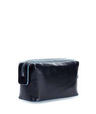 PIQUADRO BLUE SQUARE Leather Beauty blue - Beauty Case - 2