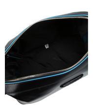 PIQUADRO BLUE SQUARE Leather Beauty blue - Beauty Case - 3