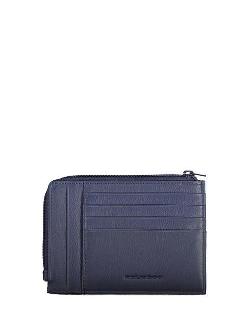 cardholder PULSE line; leather blue - Men’s Wallets
