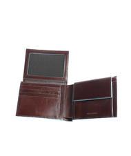 PIQUADRO wallet BLUE SQUARE line, in leather MAHOGANY - Men’s Wallets - 3