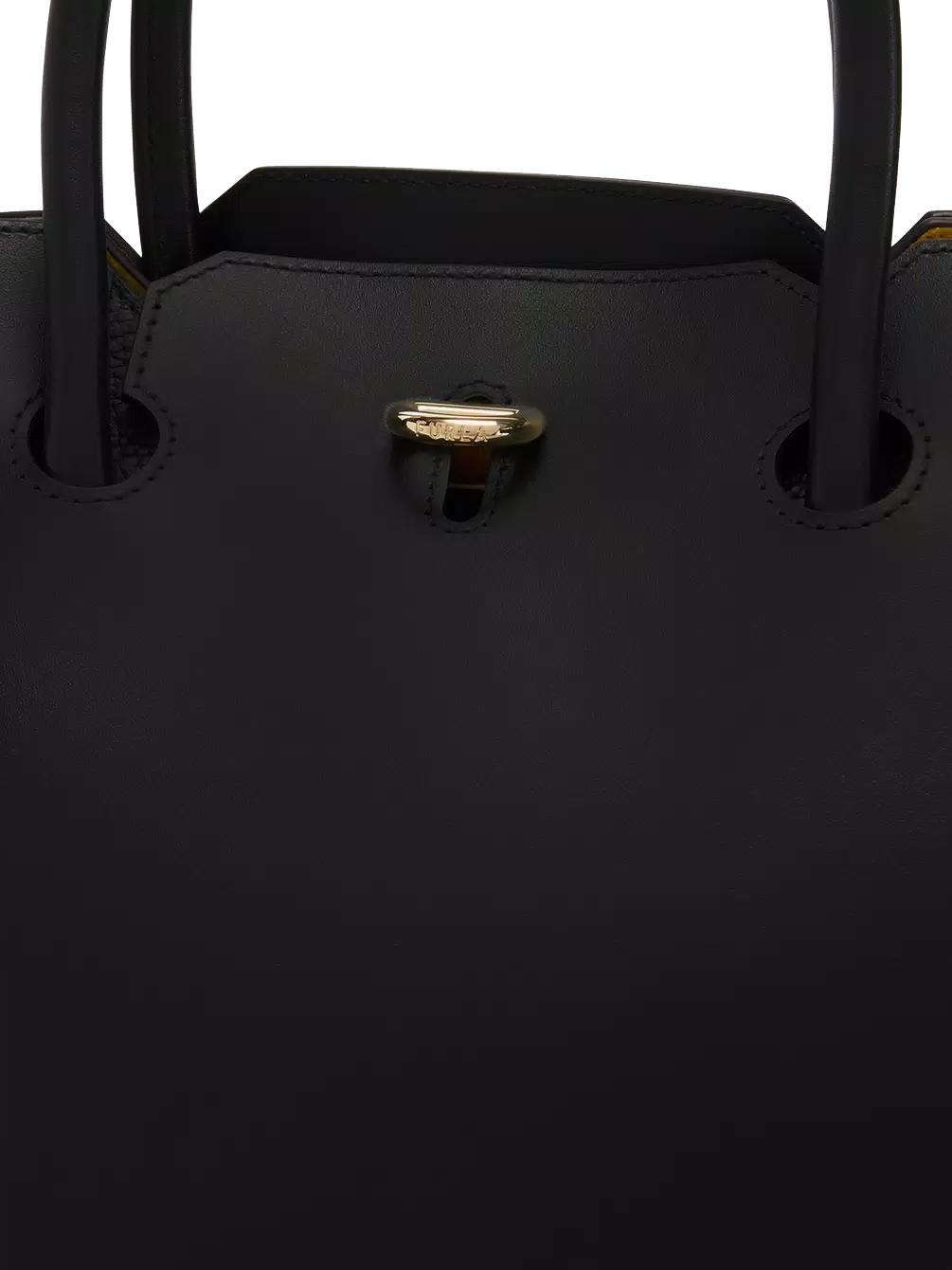 Furla Genesi L Leather Tote Bag Black Buy At Outlet Prices