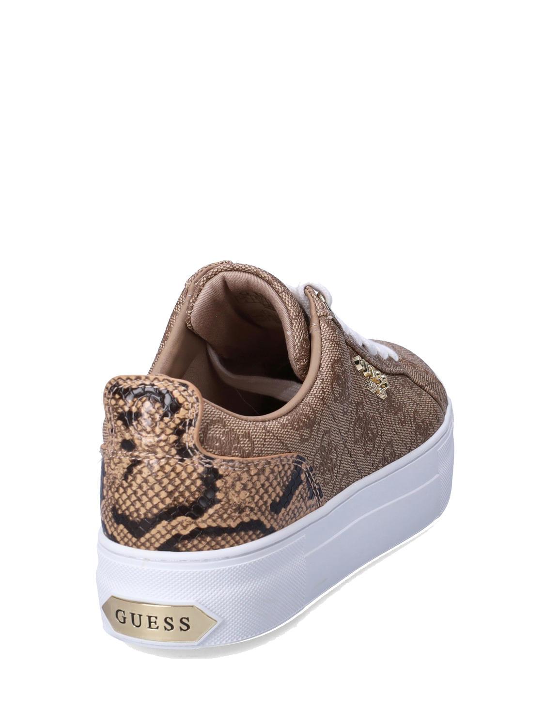 Guess Genza Sneakers Milk Buy At Outlet Prices