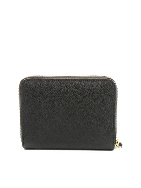BASIC Medium zip around leather wallet Black - Women&rsquo;s Wallets