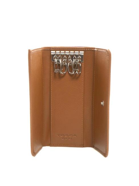 BASIC Leather key case BROWN - Key holders