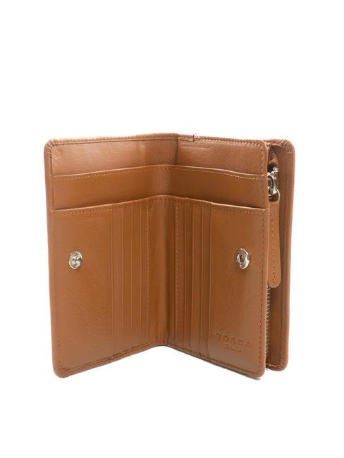 BASIC Medium leather wallet BROWN - Women&rsquo;s Wallets