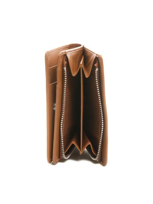 BASIC Medium leather wallet BROWN - Women&rsquo;s Wallets