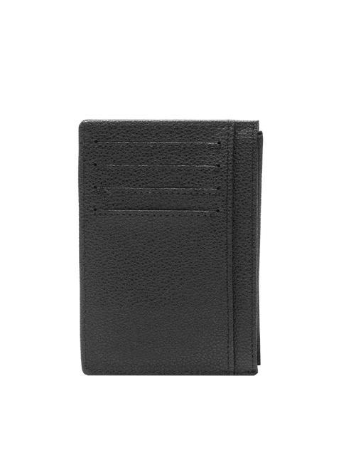 TB LOGO Leather card holder with zip Black - Women&rsquo;s Wallets