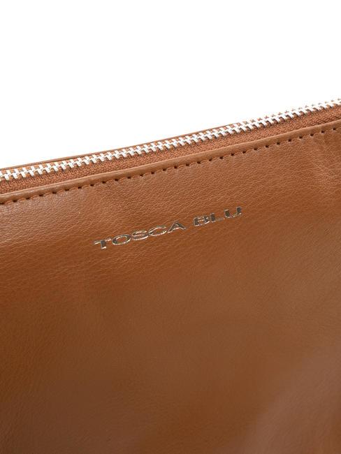 BASIC Leather shoulder bag BROWN - Women&rsquo;s Bags