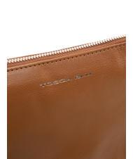TOSCA BLU BASIC Leather shoulder bag BROWN - Women&rsquo;s Bags - 3