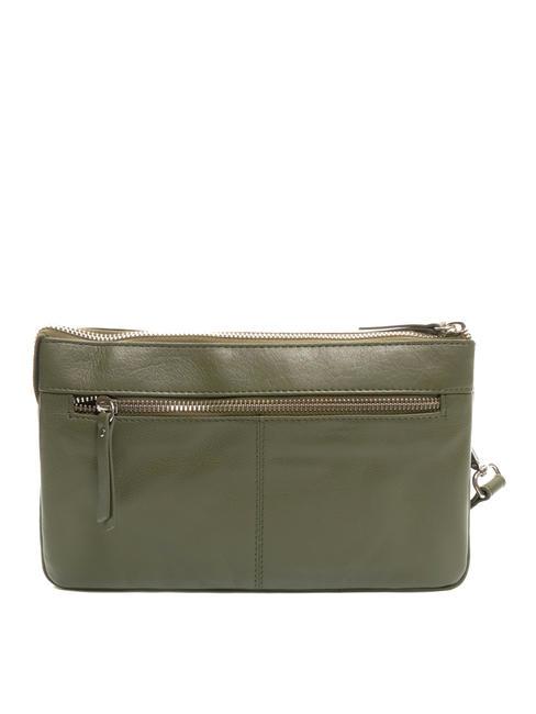 BASIC Leather shoulder bag olive green - Women&rsquo;s Bags