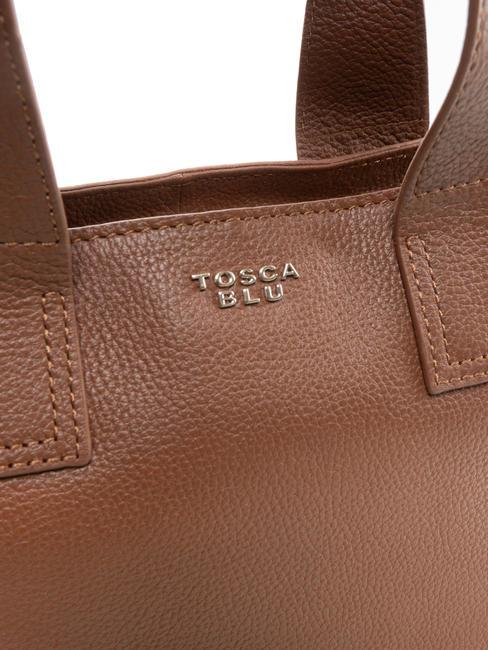 FRAPPE Medium leather bag with shoulder strap DarkBrown - Women&rsquo;s Bags