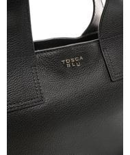 TOSCA BLU FRAPPE Medium leather bag with shoulder strap Black - Women&rsquo;s Bags - 3
