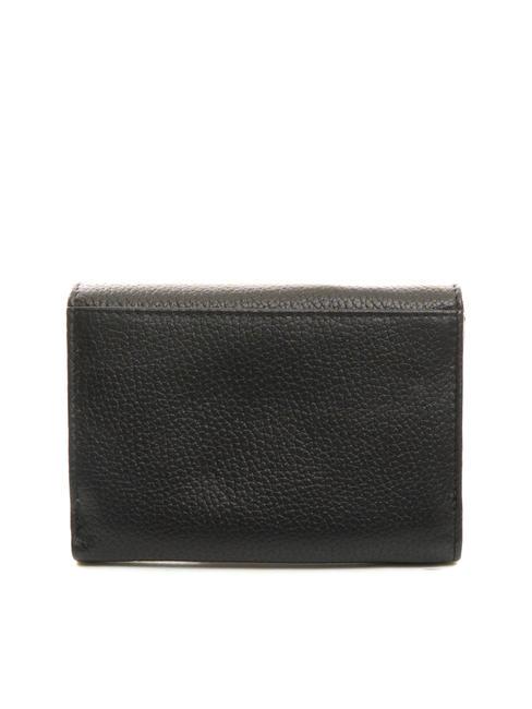 FRAPPE Leather wallet with flap Black - Women&rsquo;s Wallets