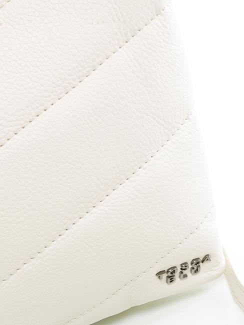 PAN CAKE Leather bag with shoulder strap white - Women&rsquo;s Bags