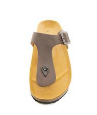 DOCKSTEPS VEGA Suede leather flip flops dark brown - Women&rsquo;s shoes - 3