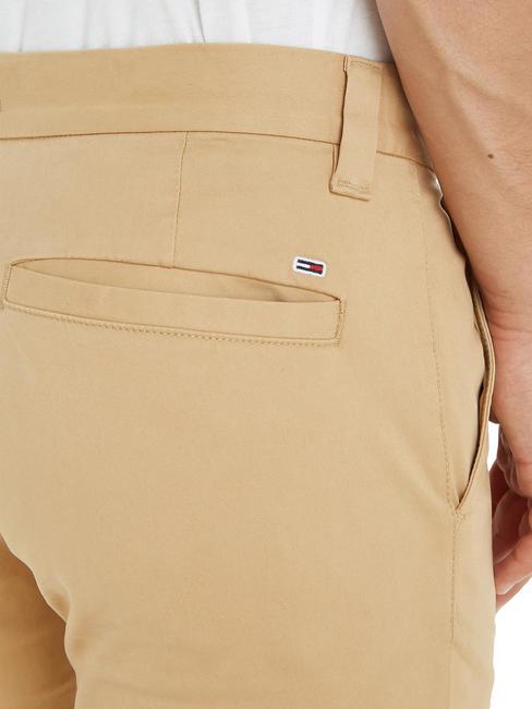 TJ AUSTIN Cotton chino trousers tawny sand - Trousers