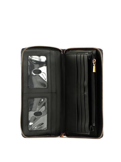 AVETA Zip Around Wallet BLACK - Women&rsquo;s Wallets