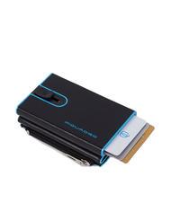 PIQUADRO BLUE SQUARE Leather wallet with sliding system - Men’s Wallets