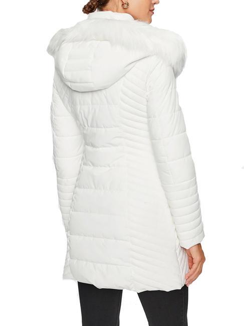 NEW OXANA Down jacket with hood purwhite - Women's Jackets