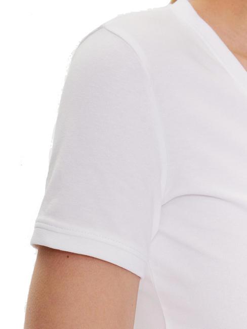 MINI TRIANGLE V-neck T-shirt purwhite - T-shirt