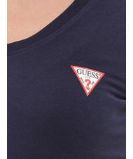 GUESS MINI TRIANGLE V-neck T-shirt blackened blue - T-shirt - 4