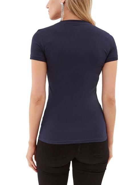 MINI TRIANGLE V-neck T-shirt blackened blue - T-shirt