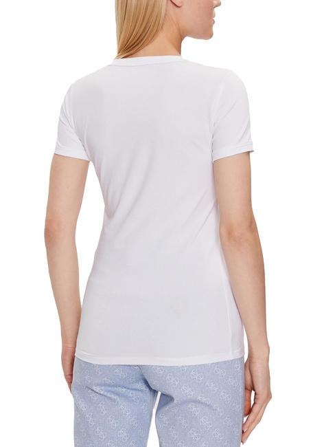 MINI TRIANGLE V-neck T-shirt purwhite - T-shirt