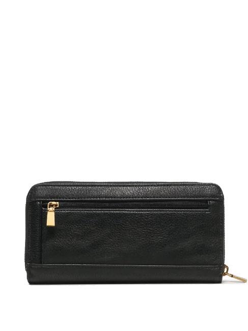 LAUREL Large Zip Around Wallet BLACK - Women&rsquo;s Wallets