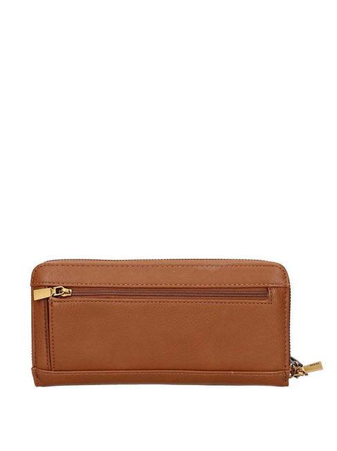 LAUREL Large Zip Around Wallet COGNAC - Women&rsquo;s Wallets