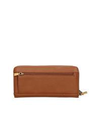 GUESS LAUREL Large Zip Around Wallet COGNAC - Women&rsquo;s Wallets - 3
