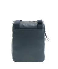 PIQUADRO MACBETH Expandable leather pouch blue - Over-the-shoulder Bags for Men - 3